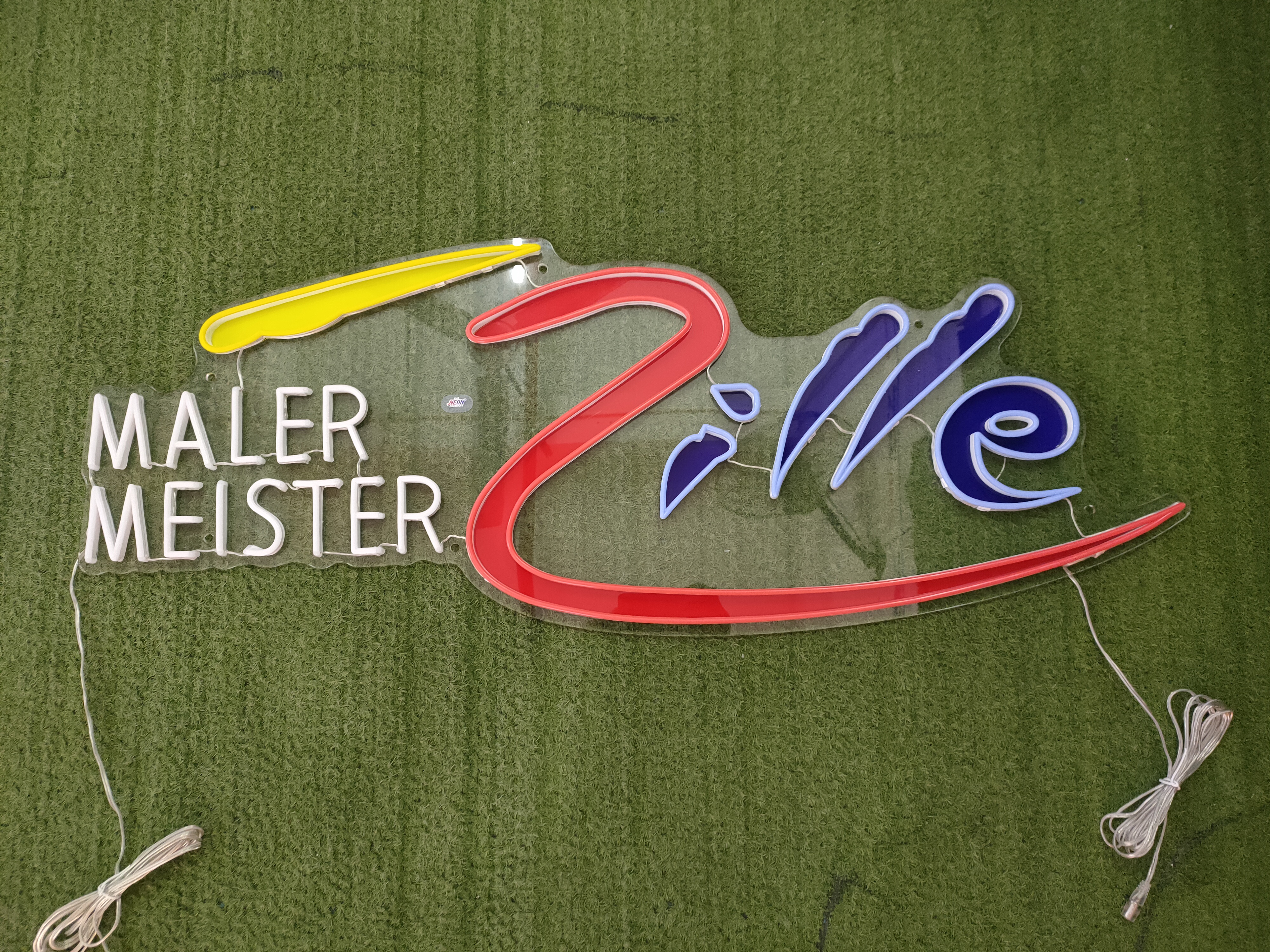精準還原，點亮品牌：“MALER MEISTER Zille”定制LED霓虹燈招牌的卓越工藝